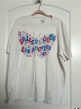 Olivia Rodrigo "Spilled my guts in Los Angeles" Official Concert T Shirt Size XL